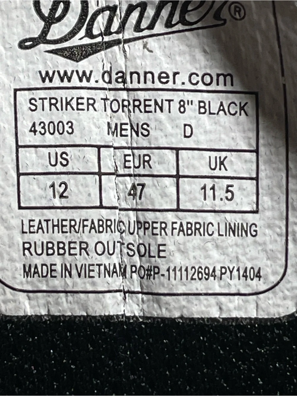 Danner Men's Striker Torrent 8